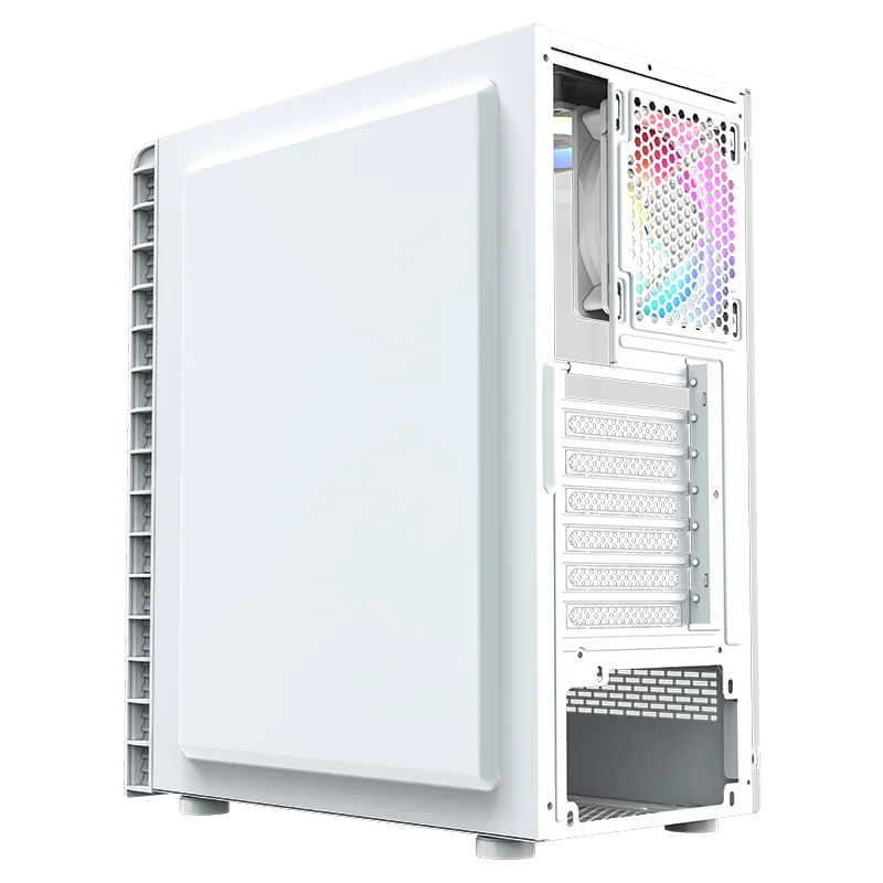 XYZ AIRONE 300 GLASS (WHITE) / CAJA ATX - Loltec Panamá - Venta de