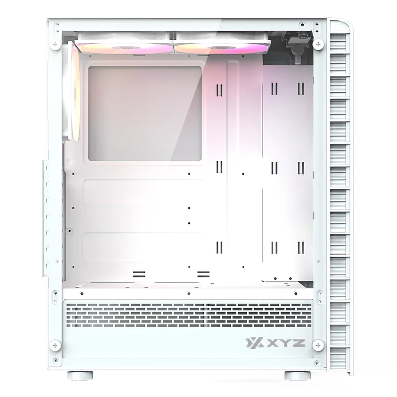 XYZ AIRONE 300 GLASS (WHITE) / CAJA ATX - Loltec Panamá - Venta de