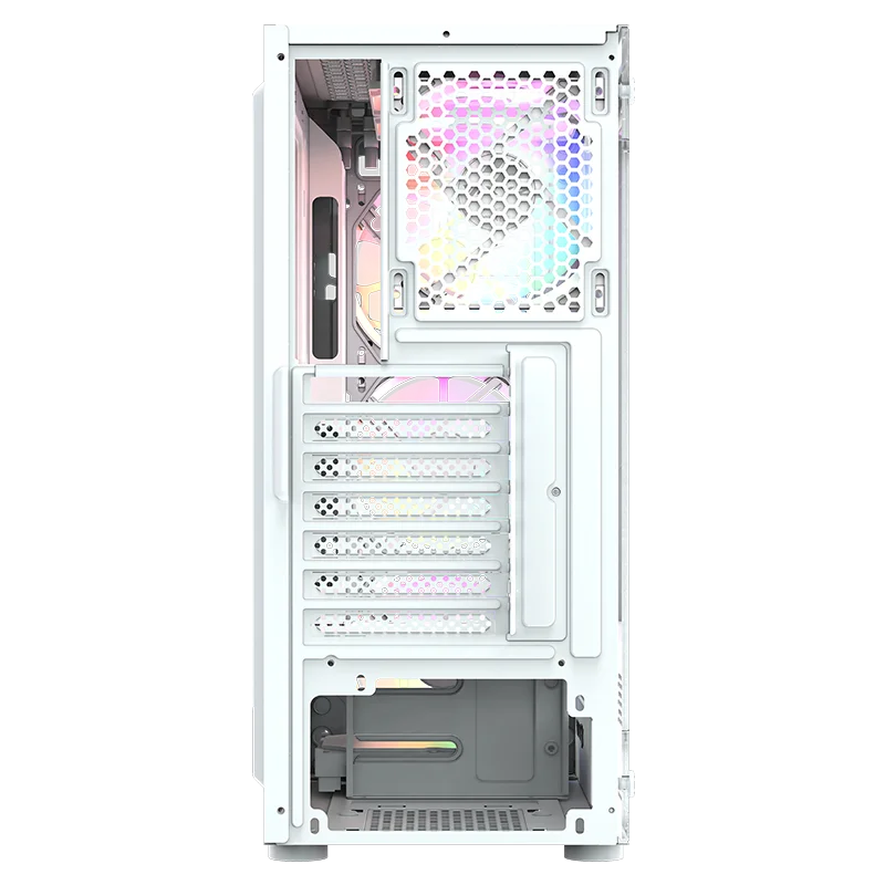 XYZ AIRONE 300 GLASS (WHITE) / CAJA ATX - Loltec Panamá - Venta de