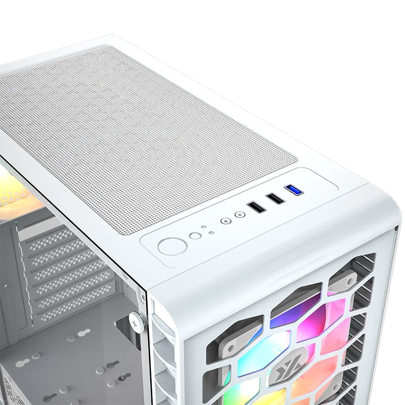 アレイ XYZ AIRONE 300 GLASS (WHITE) / CAJA ATX - Loltec Panamá - Venta de