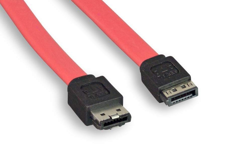 CABLE SATA A E-SATA - 1FT / ROJO