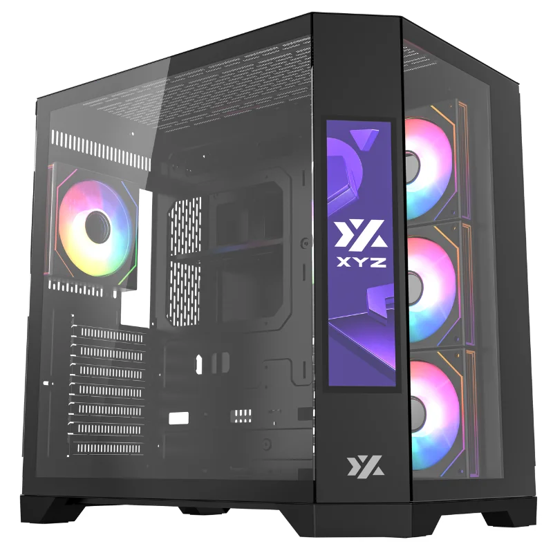XYZ NEUTRON (BLACK) / CAJA ATX / 2X VIDR - Loltec Panamá - Venta