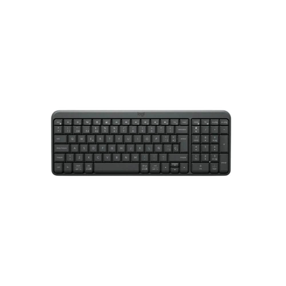 LOGITECH K250 GRAFITO / TECLADO INALAMBRICO COMPACTO BLUETOOTH / DISEÑO COMPACTO / HASTA 12 MESES DE USO / INCLUYE BATERIAS
