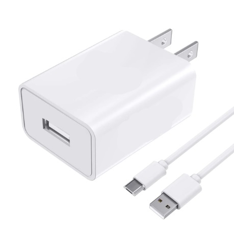 FCC-818 - CARGADOR DE MICRO USB 2.1A / 3FT CABLE USB A MICRO USB V8 / COLOR BLANCO