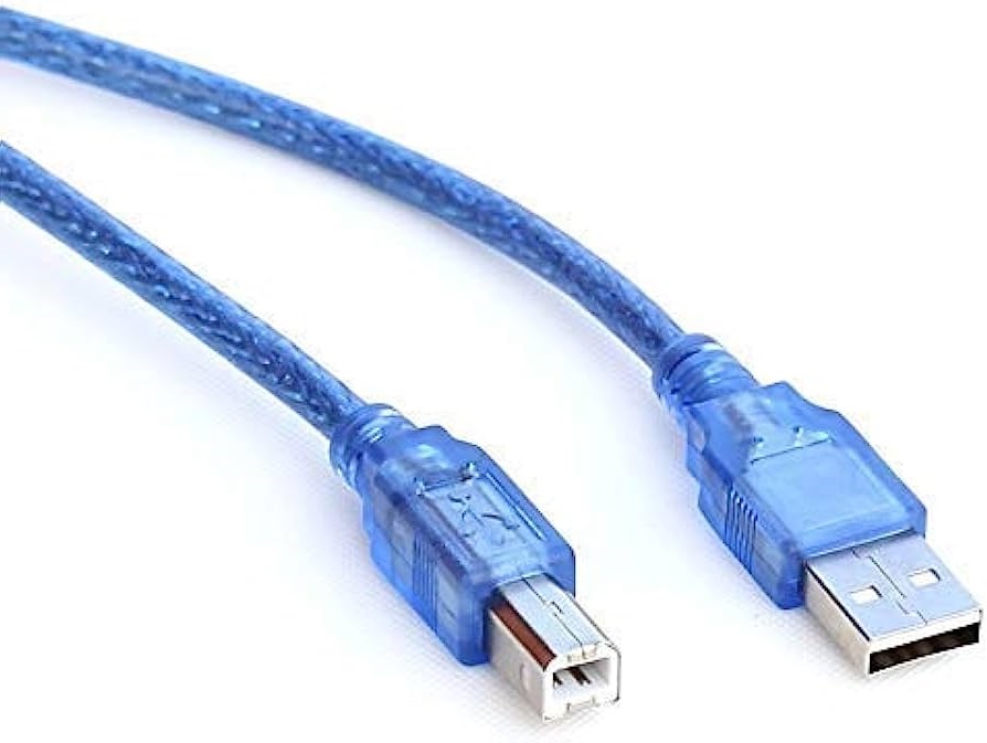 CABLE USB 2.0 PARA IMPRESORA DE 1.5M (5 PIES) - USB A USB B / MACHO - MACHO / AZUL