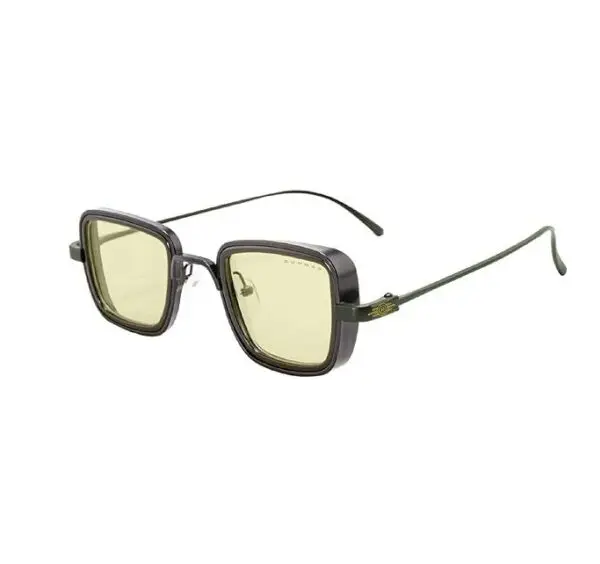 GUNNAR FALLOUT VAULT 33 GUNMETAL OLIVE CLEAR / LENTES GAMER CON PROTECTOR DE LUZ AZUL Y FATIGA OCULAR / MICAS TRANSPARENTES / RETRO-FUTURISTA