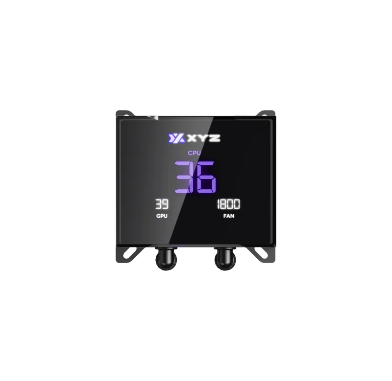 XYZ HYDROTEMP AIO 240 (NEGRO) / ENFRIAMIENTO LIQUIDO DE 240MM ARGB / PANTALLA 3.5 / SOCKET LGA 115X, 1700, 1200, 1851, 2011 - AMD AM4, AM5