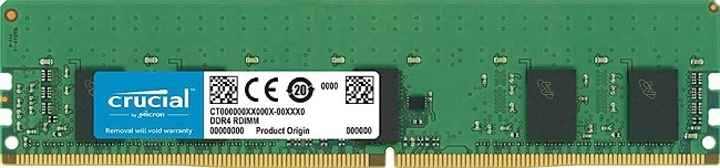 / RDIMM / 1.2V / CRUCIAL 8GB - SERVER DDR4 - 2666CL19