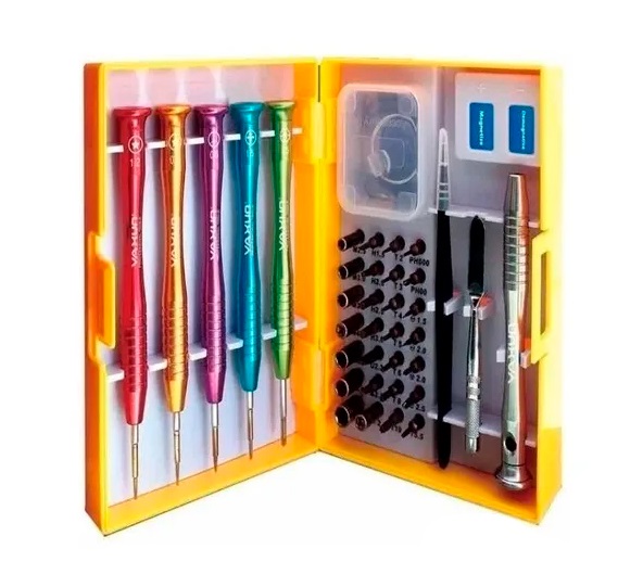 YAXUN YX-6300 - KIT DE HERRAMIENTAS PARA PORTATILES / 41 PCS / MULTIFUNCIONAL