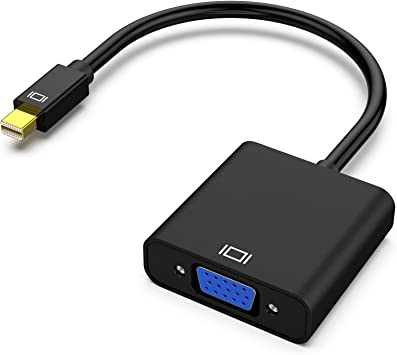 KINGMOX MINIDP-VGA - ADAPTADOR DE MINI-DISPLAYPORT A VGA / MACHO - HEMBRA / PARA VIDEO DE ALTA DEFINICIÓN