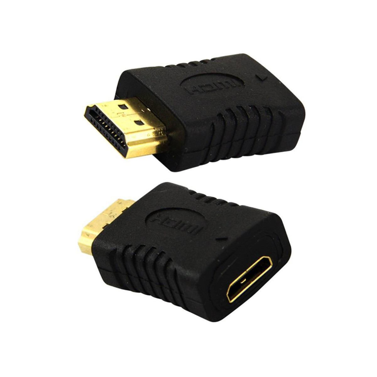 KINGMOX MH-H - ADAPTADOR MINI HDMI HEMBRA A HDMI MACHO / 1080P / COLOR NEGRO