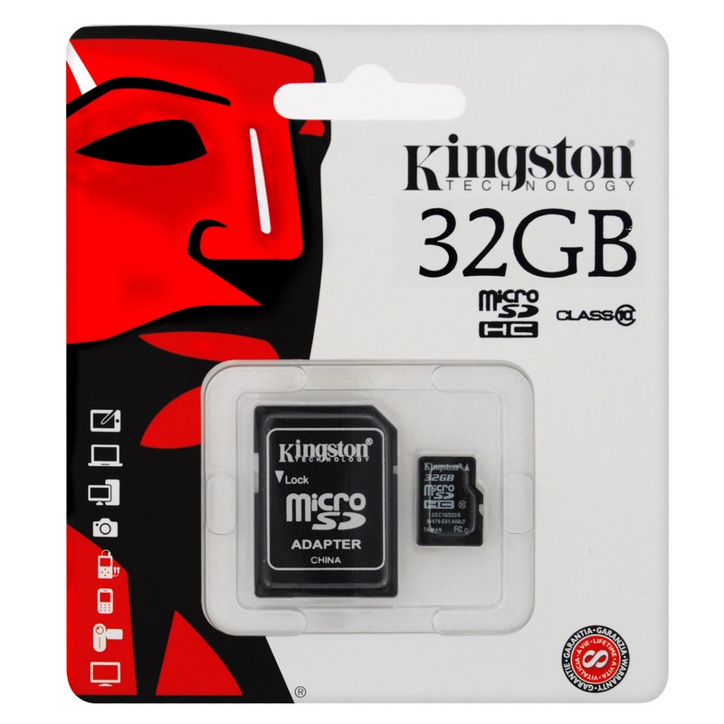 KINGSTON 32GB SDHC CLASS 10 / TARJETA DE MEMORIA DE ALTA CAPACIDAD Y VELOCIDAD / ESPECIFICACIÓN SECURE DIGITAL HIGH-CAPACITY