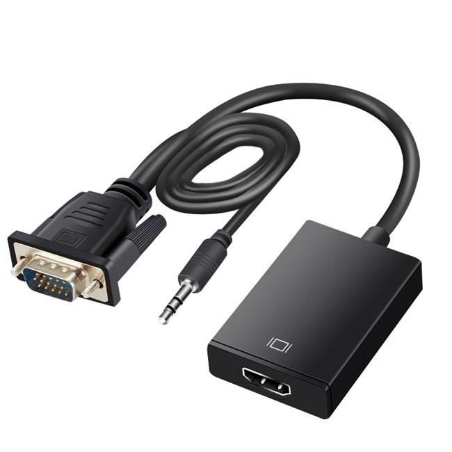 KINGMOX 5138 - CONVERTIDOR DE VGA A HDMI CON AUDIO / 1080 FULL HD