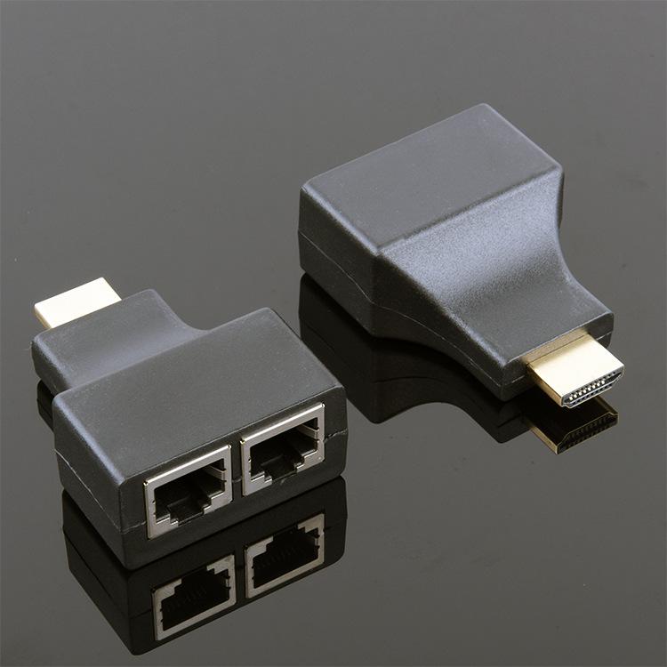 ZOECAN ZO-HW-YS30 - EXTENSION HDMI POR RED (RJ45) / 30M / COLOR NEGRO