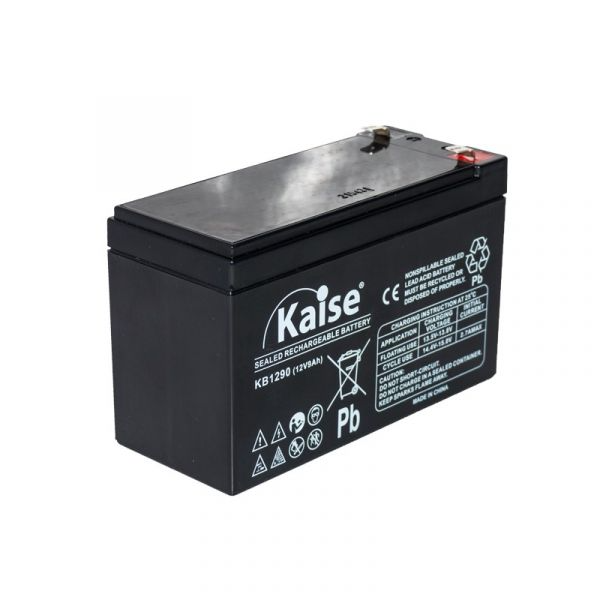 KAISE 12V 9 AH BATTERY TERMINAL SIZE L-151MM / W-65MM / H-93.5MM DIMENSIONS / MAX DISCHARGING CURRENT 105A(5S)