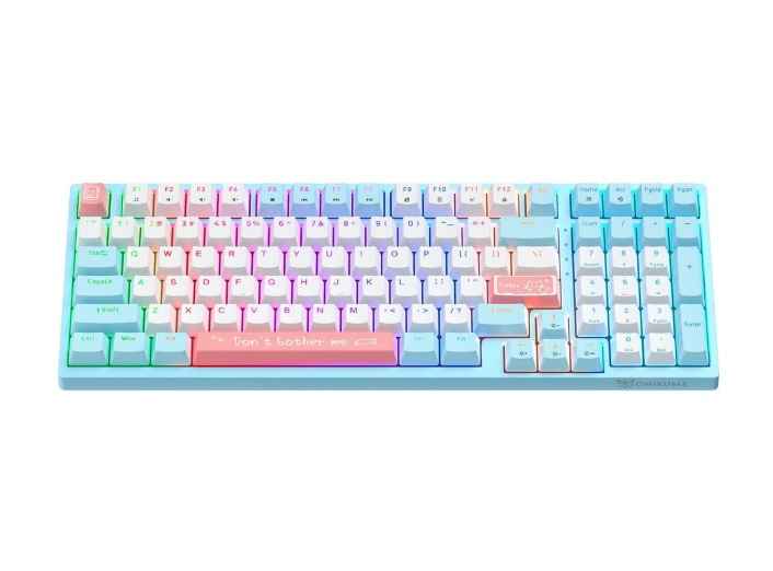 ONIKUMA G38 BLANCO / TECLADO MECANICO CON SWITCH BROWN / CABLE USB-C 1.8M / RGB BACKLIGHT / INGLES