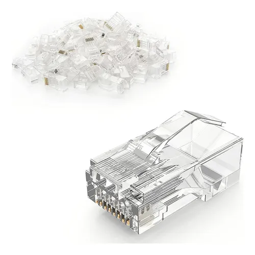 ZOECAN ZO-6-RJ45 - CONECTORES DE RED RJ45 CAT6 / 100 UNIDADES