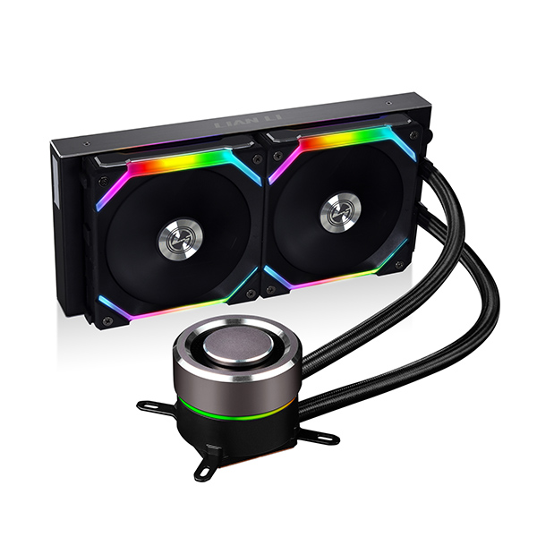 LIAN LI GALAHAD AIO UNIFAN 240 SL ARGB (BLACK) / SISTEMA DE ENFRIAMIENTO 240MM / COMPATIBLE LGA 1700, 1200, 115X, 1366,20XX, AM4,