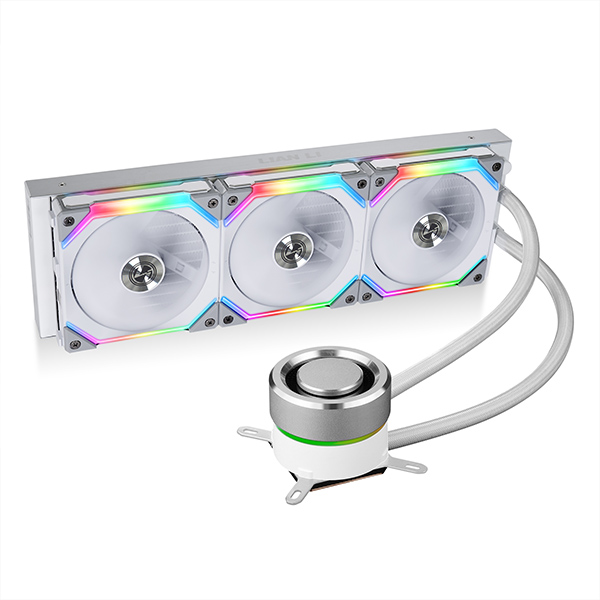 LIAN LI GALAHAD AIO UNIFAN 360 SL ARGB (WHITE) / SISTEMA DE ENFRIAMIENTO 360MM / COMPATIBLE LGA 1700, 1200, 115X, 1366,20XX, AM4,
