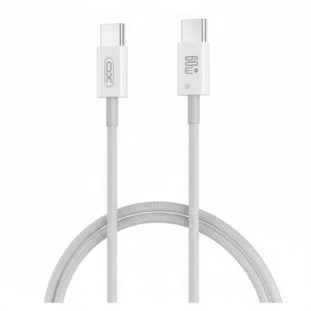XO NB-Q273 - CABLE TIPO C A TIPO C / 60W / COLOCR BLANCO