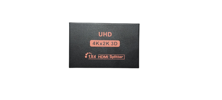 SPLITTER HDMI 1X4 (HD1-4) / 1X ENTRADA & 4X SALIDA  / 3D CON AMPLIFICADOR / 1080P / NEGRO