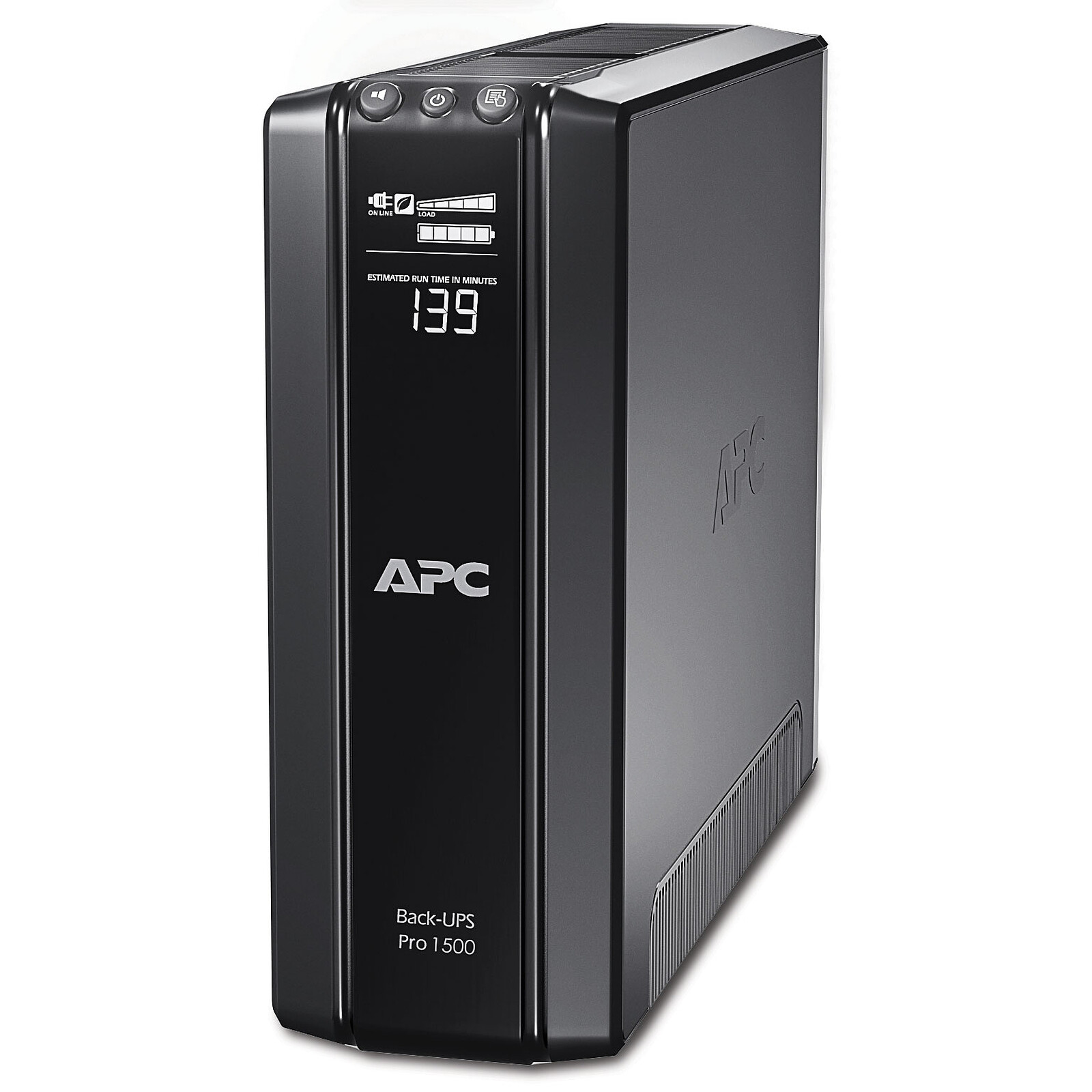 APC POWER SAVING BACK-UPS PRO BR1500G / BATERIA CON AVR (REGULACIÓN AUTOMÁTICA DE TENSIÓN) / PANTALLA LCD / 865WATTS / 1500VA / USB