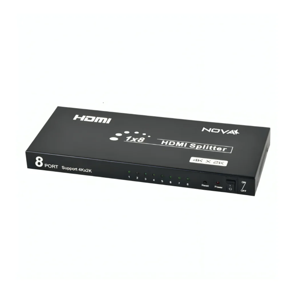 NOVA SPLITTER (FAA38318) / SPLITTER HDMI DE 8 PUERTOS / 4K@30HZ / CARCASA DE ALUMINIO