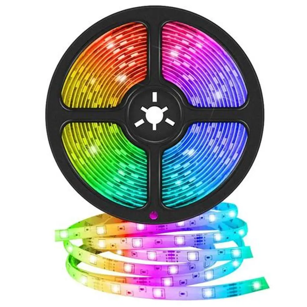 KINGMOX DYS-3210RGB-10M - CINTA LED MULTICOLOR 10M / 5050RGB / 6PIN RGB / 12V SWITCH POWER / RGB CONTRO BOX / 10 METROS