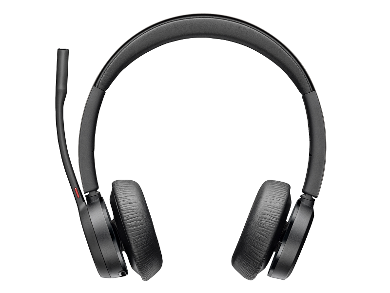 HP POLY VOYAGER 4320 UC (77Y98AA) / AUDIFONOS CON MIGROFONO INALAMBRICO / USB-A + DONGLE BT700 / 24H DE CONVERSACION / COLOR NEGRO