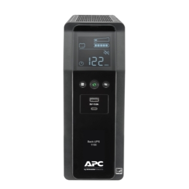 APC POWER SAVING BACK-UPS PRO BR1100M2-LM - BATERIA CON AVR (REGULACIÓN AUTOMÁTICA DE TENSIÓN) / PANTALLA LCD / 600VATIOS / 1100VA / NEGRO