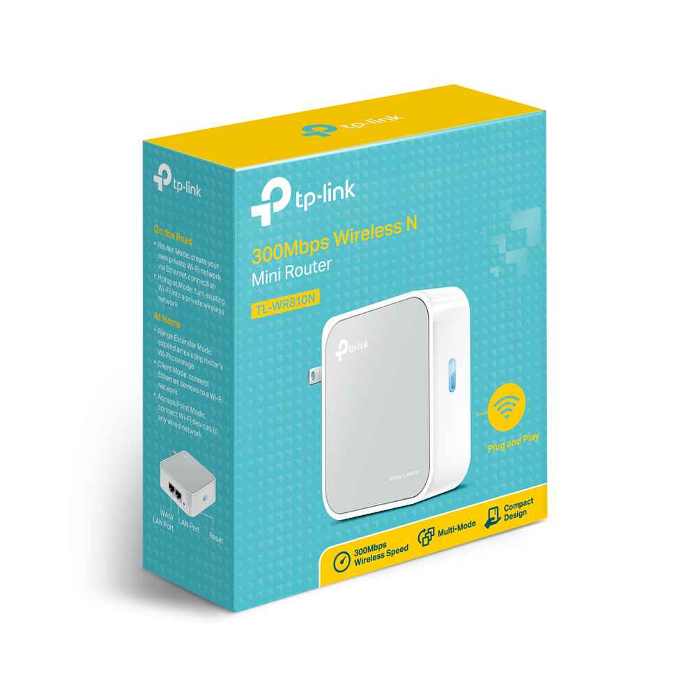 TP-LINK TL-WR810N US - MINI ROUTER WIRELESS 300MPBPS