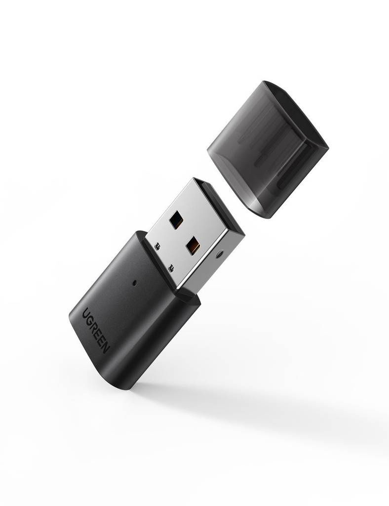 UGREEN CM390 / ADAPTADOR USB BLUETOOTH 5.0 PARA PC, LAPTOP / FUNCIONA PARA TECLADO, MOUSE, AUDIFONOS, BOCINA, ETC
