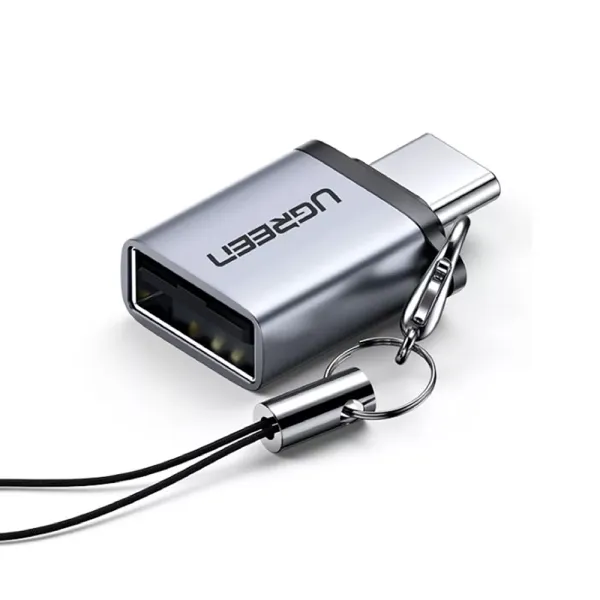 UGREEN US270 / ADAPTADOR USB-C (MACHO) A USB-A 3.0 (HEMBRA) / COMPATIBLE CON MACBOOK PRO, IPHONE, IPAD, PC, ANDROID, TABLET TIPO-C & THUNDERBOLT 3