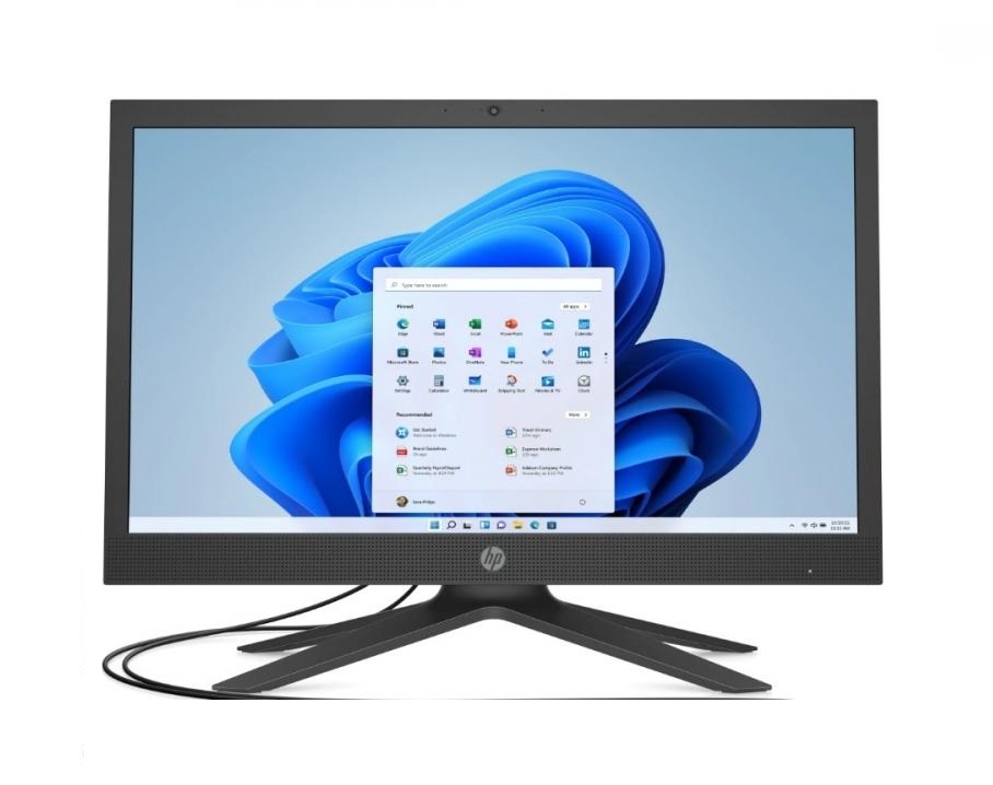 HP 63Q32LA / COMPUTADORA TODO EN UNO I3-1005G1 3.4GHZ / PANTALLA 20 FHD 1920 X 1080 / 256GB NVME / 8GB DDR4 / WEBCAM / WIN 11 HOME / ESPAÑOL
