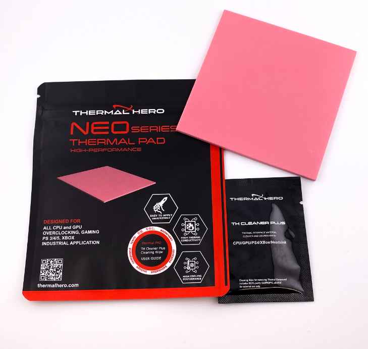 THERMAL HERO NEO PAD (TH-412115 / ALMOHADILLA TERMICA PARA REFRIGERACION PREMIUN / 100X100X1.5MM / CONDUCTIVIDAD 12W-MK / DENSIDAD 3.43G-CM3