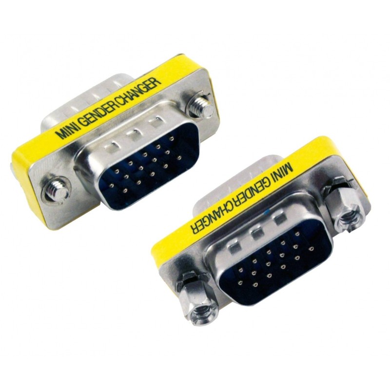 ADAPTADOR VGA MACHO A VGA MACHO (UNION VGA)