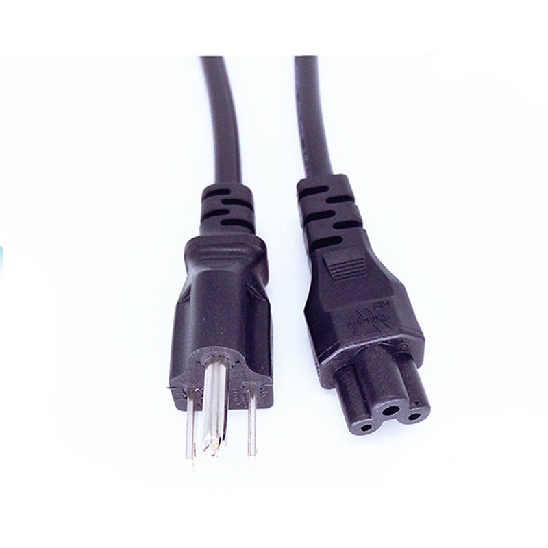 ZOECAN ZO-186-1.5 - CABLE DE PODER TREBOL / 1.5M / PARA CARGADOR DE LAPTOP / COLOR NEGRO