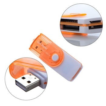LECTOR DE MEMORIA GENERICO / MICRO SD / MINI SD / COLORES VARIADOS