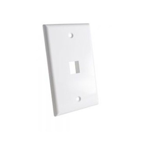 ENCOM FACEPLATE VERTICAL 1 SALIDA PARA JACK RJ45