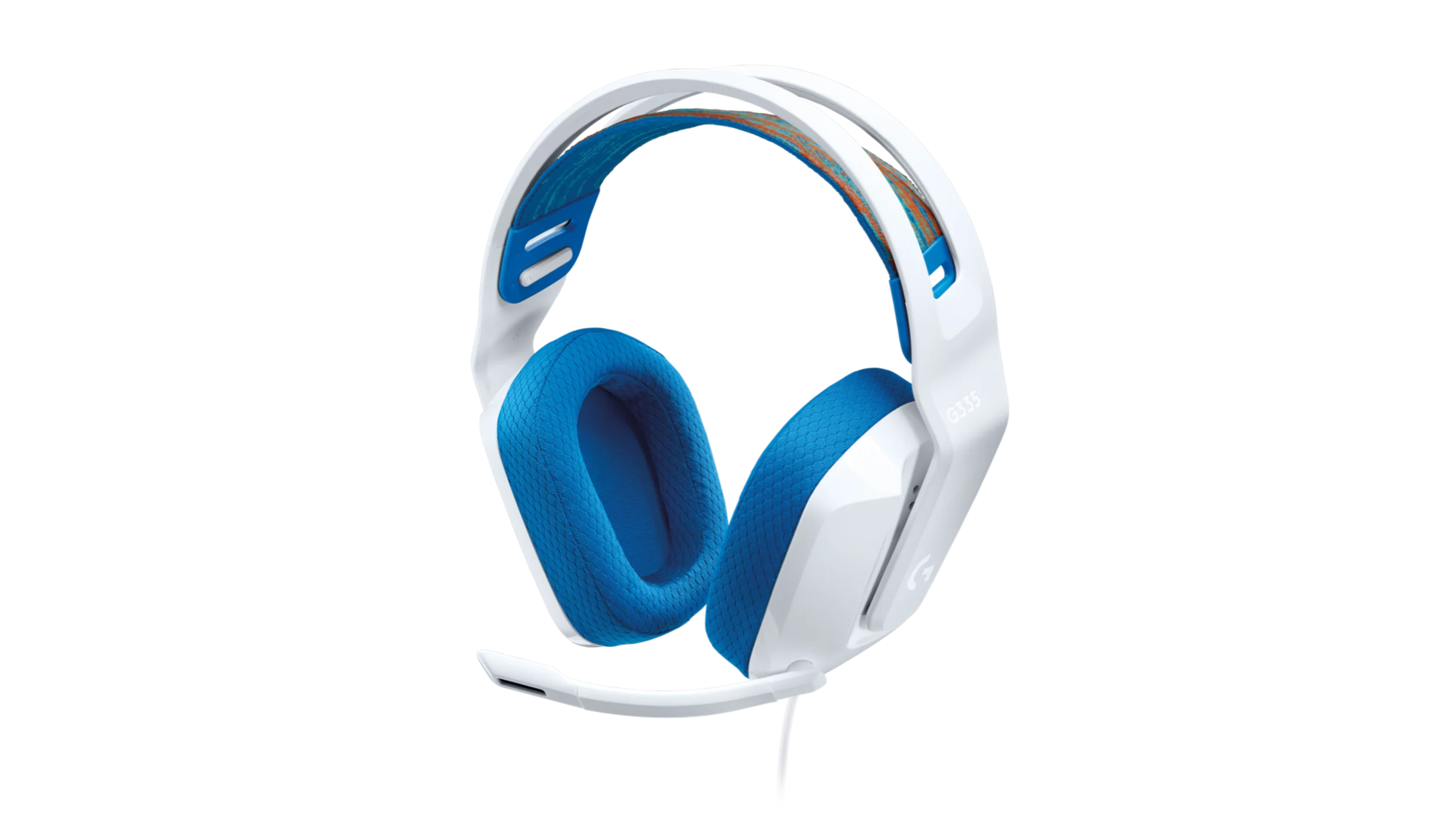 LOGITECH G335 BLANCO / AUDIFONO Y MICROFONO ALAMBRICO / CABLE 3.5MM / DTS / COMPATIBLE CON PC, PS4, XBOX, NINTENDO