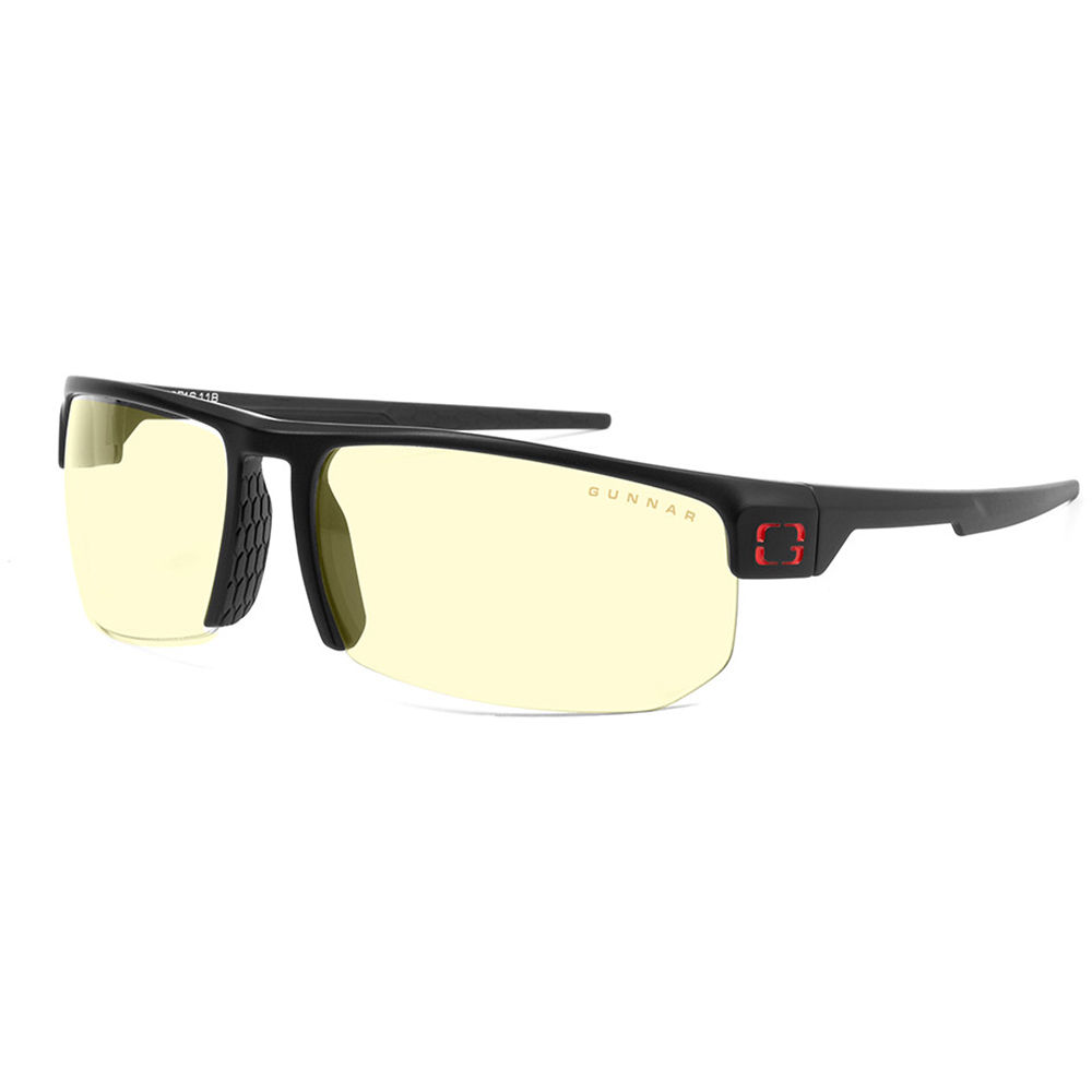 GUNNAR TORPEDO ONYX AMBER / LENTES GAMER CON PROTECTOR DE LUZ AZUL Y FATIGA OCULAR / MEJORA EL CONTRASTE VISUAL / DISEÑO ULTRALIGERO