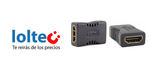 KINGMOX HD-02 - UNION HD-01 DE HDMI HEMBRA - COLOR NEGRO
