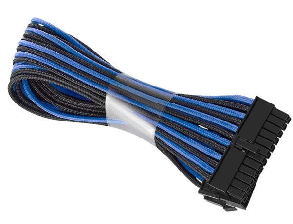 CABLEMOD MODFLEX ATX 24 PIN EXTENSION (CM-CAB-24P-30KKB-R) / COLOR NEGRO-AZUL / 30CM
