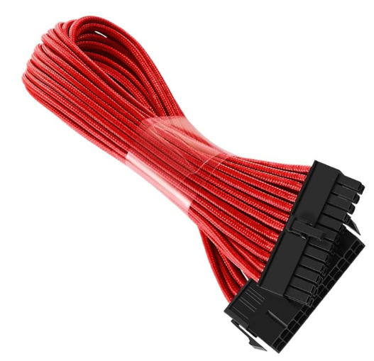 CABLEMOD MODFLEX ATX 24 PIN EXTENSION (CM-CAB-24P-30KR-R) / COLOR ROJO / 30CM