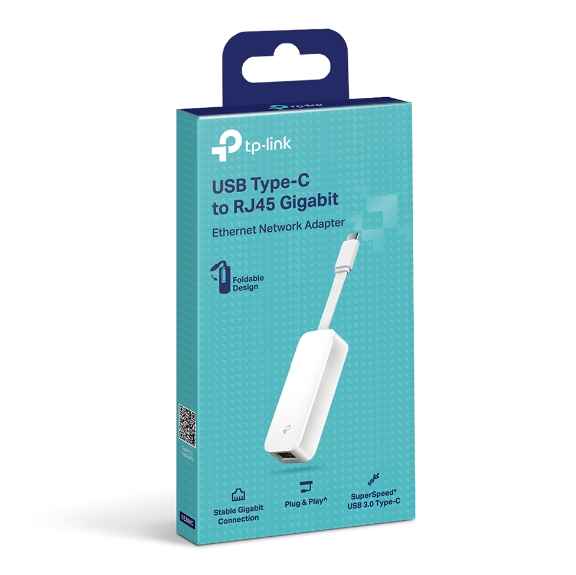 TP-LINK UE300C / ADAPTADOR TIPO-C A RJ45 GIGABIT / PLUG & PLAY