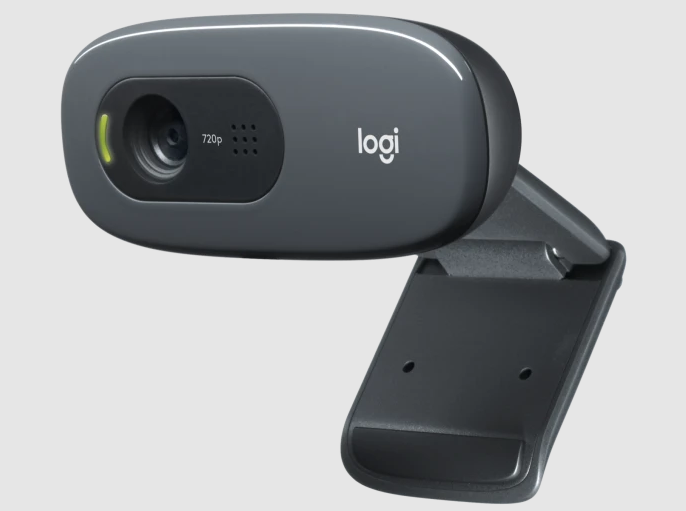 LOGITECH HD WEBCAM C270 - RESOLUCIÓN 1280 X 720 / MICRÓFONO INTEGRADO CON RIGHTSOUND / CLIP/BASE UNIVERSAL / USB 2.0