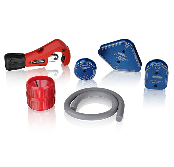 THERMALTAKE PACIFIC KIT HARDTUBE BENDING KIT / DISEÑADO PARA ID10MM, OD12MM / INCLUYE ANGUO DE 45º, 90º, 180º, 360º Y CORTADOR