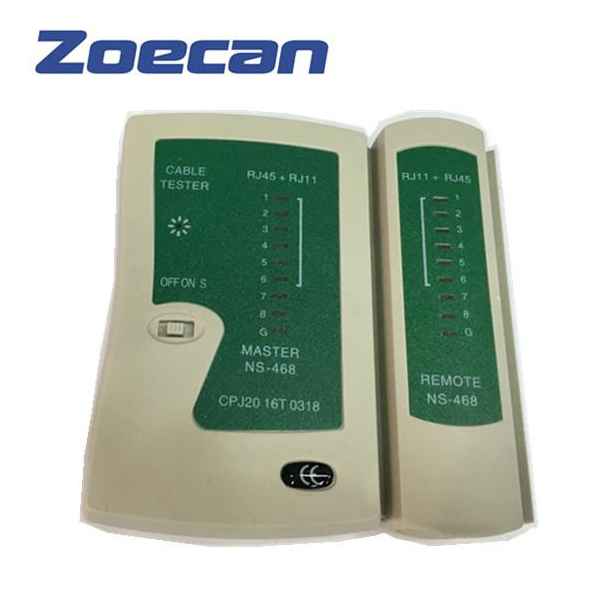 ZOECAN ZO-H30 - TESTER DE CABLE / RJ45 Y RJ11 / LED INDICADOR / GRIS