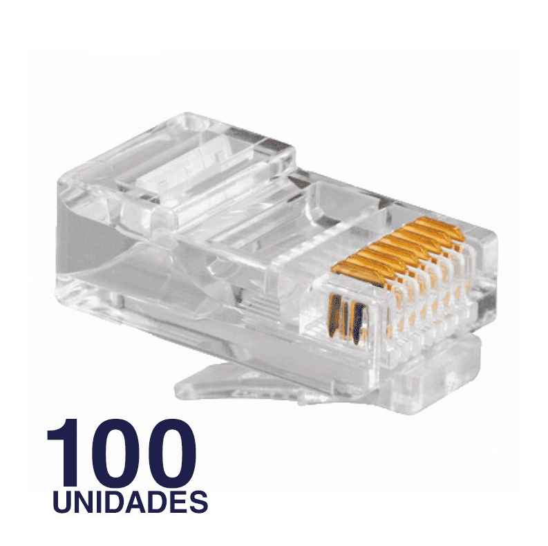 ZOECAN ZO-CS111 - CONECTORES DE RED RJ45 CAT6 / 100 UNIDADES