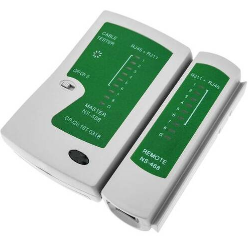 ZOECAN ZO-CS104 - TESTER PROBADOR DE CABLE BÁSICO DE RED RJ45, RJ11, RJ12. PARA CONEXIONES DE DATOS Y TELEFÓNICOS